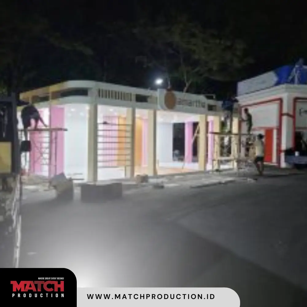 Spesial Booth Costum dari Match Production, Backdrop dan Partisi Terbaik. Hubungi Segera untuk layanan profesional!