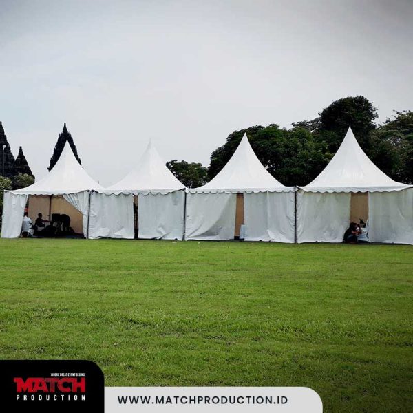 Match Production Spesialis Sewa Tenda Roder dan Sarnafil/Kerucut Terbaik. Hubungi Segera untuk layanan profesional!