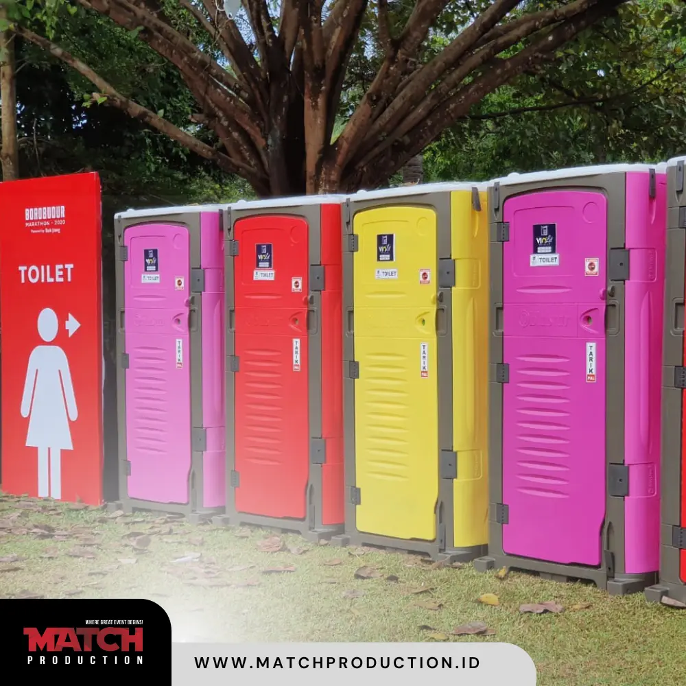 EO di Semarang bersama Match Production Spesialis Sewa Toilet Portable Terbaik. Hubungi Segera untuk layanan profesional!