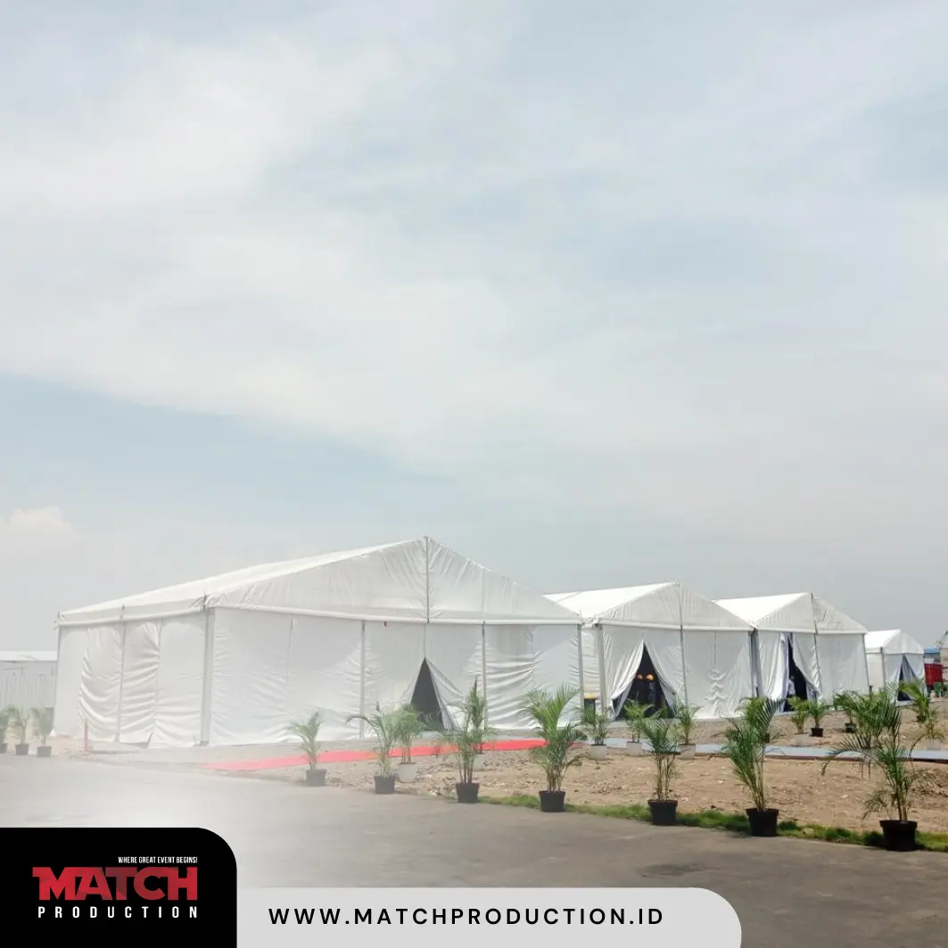 Tenda Roder Putih 1 Tenda Roder Putih dari Match Production