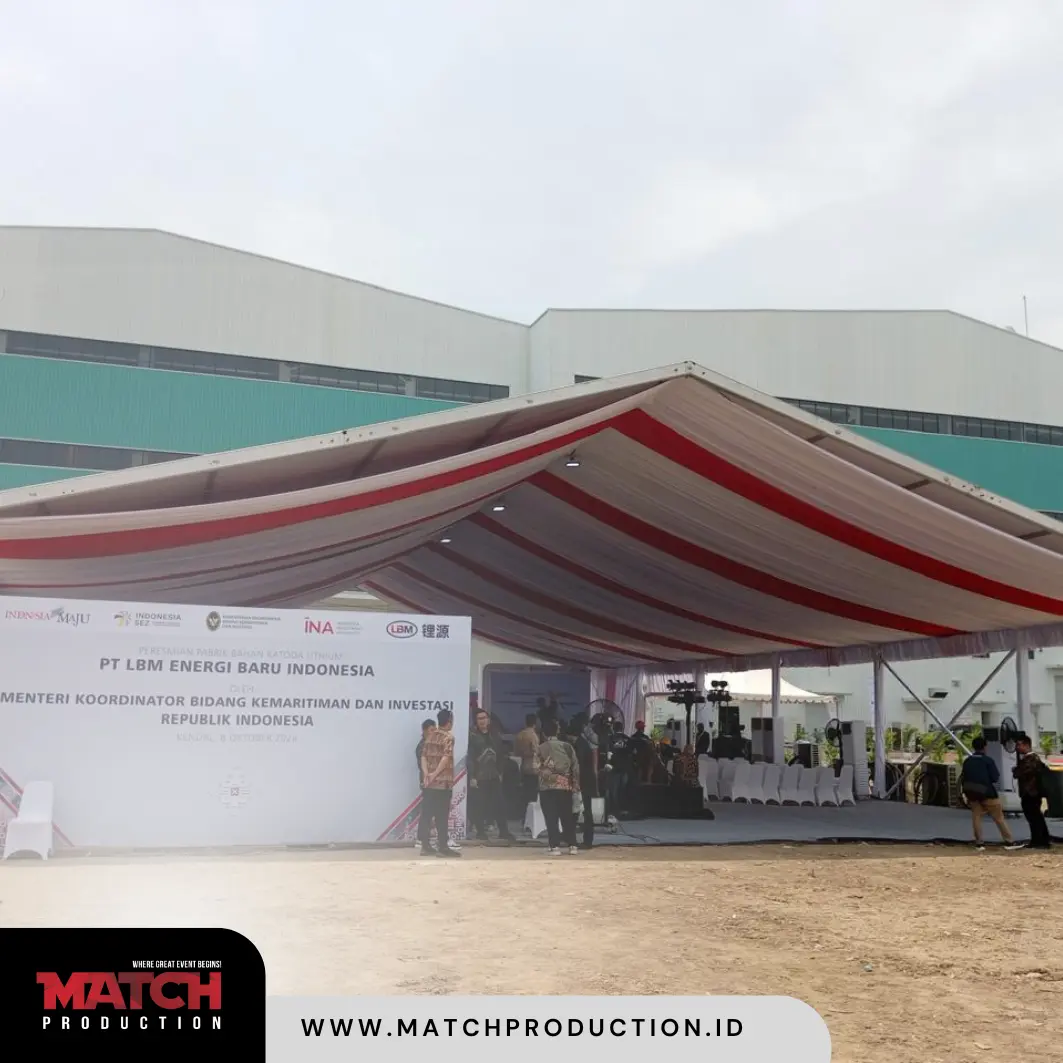 event (22) Match Production Spesialis Sewa Tenda Roder dan Dekorasi Kain Terbaik. Hubungi Segera untuk layanan profesional!