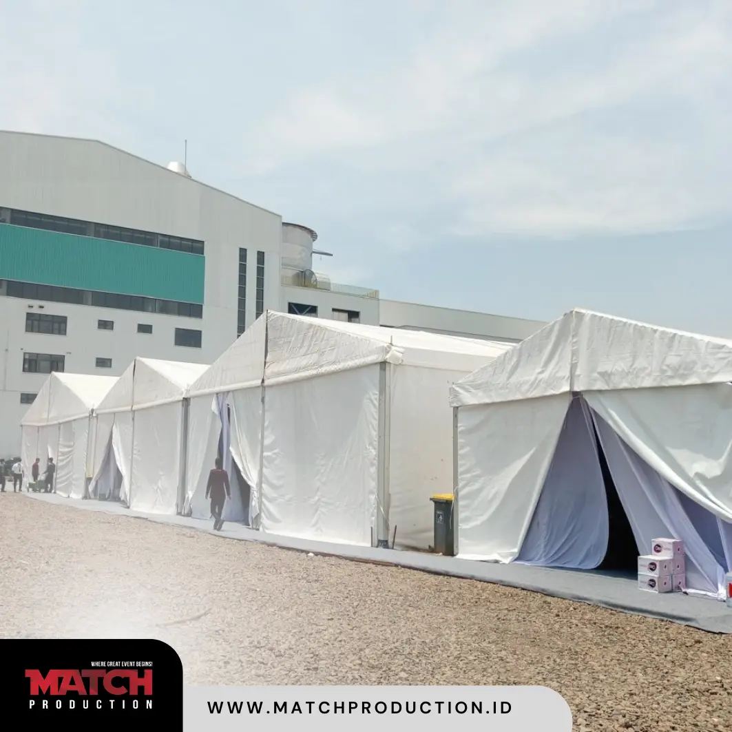 Tenda Roder Putih 2 Tenda Roder Putih dari Match Production